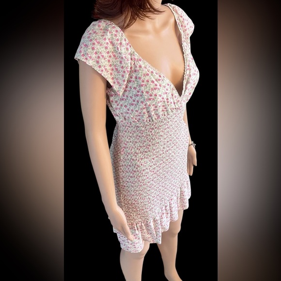 Wild Fable Floral Print Dress - Pink and White - Picture 8 of 14